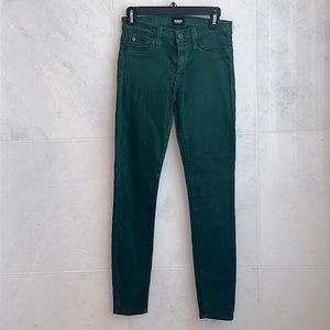 Hudson Nico Super Skinny Midrise Jeans in Green